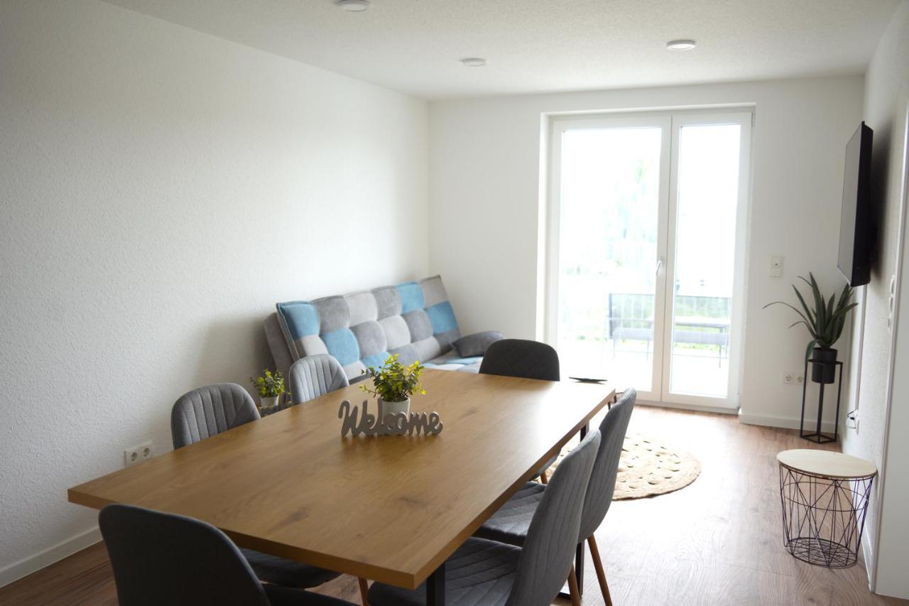Exklusive Neubauwohnung Mit Wundervoller Aussicht Naehe Europapark Und Rulantica Burgheim Kültér fotó