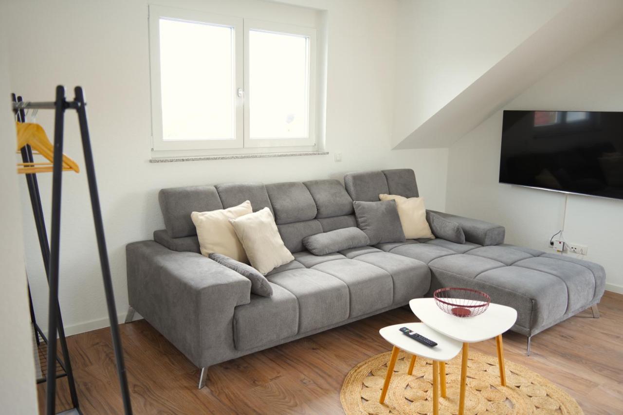Exklusive Neubauwohnung Mit Wundervoller Aussicht Naehe Europapark Und Rulantica Burgheim Kültér fotó