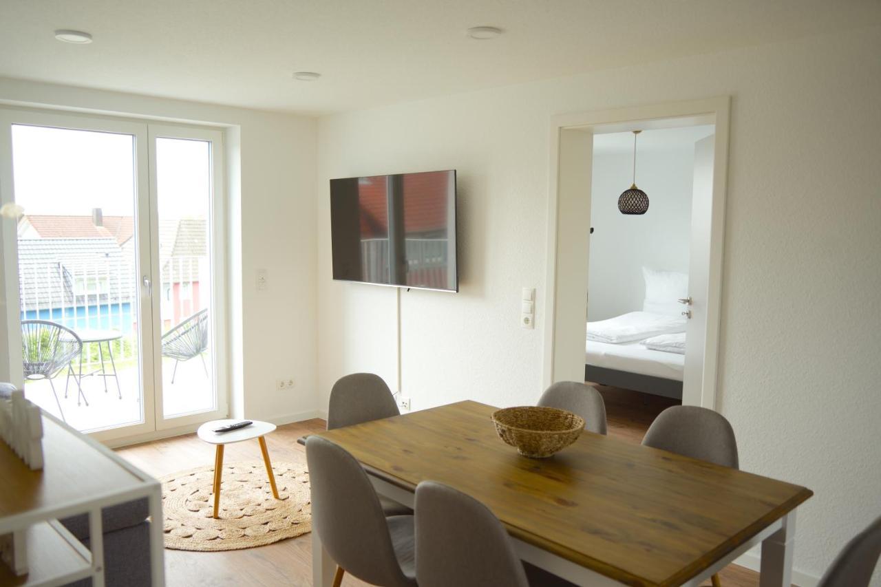 Exklusive Neubauwohnung Mit Wundervoller Aussicht Naehe Europapark Und Rulantica Burgheim Kültér fotó